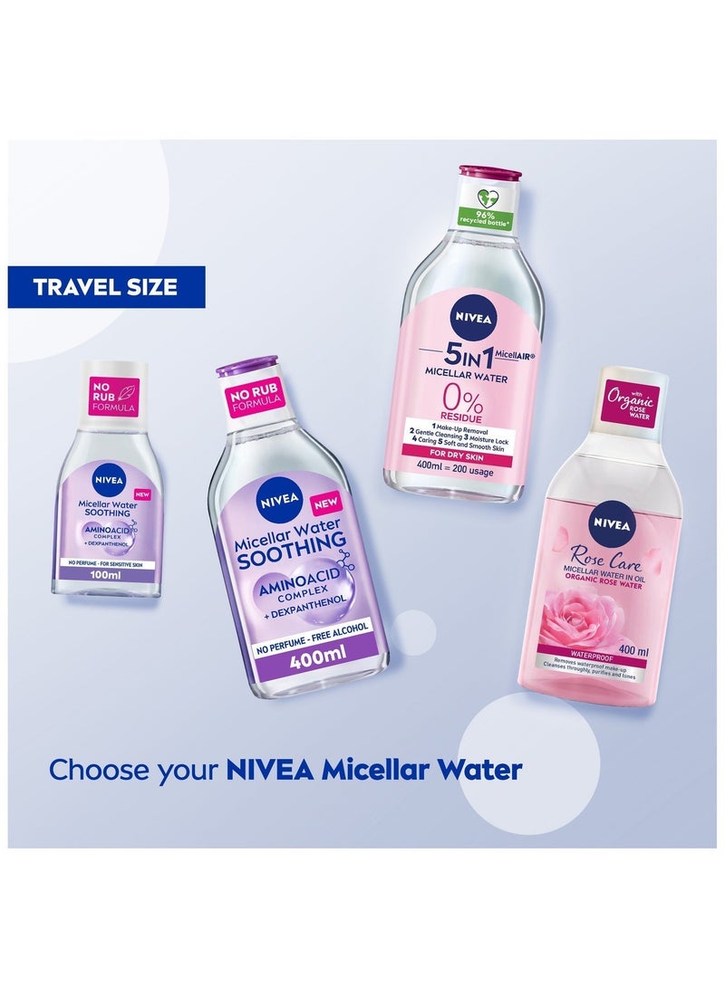 Nivea Micellar Water Soothing Licorice Extract + Panthenol 100ml - Image 3