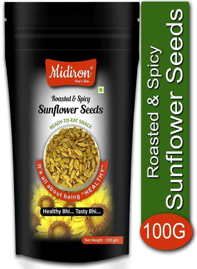 Midiron Roasted Spicy Sunflower Seed | Healthy Diet Food | Ready to Eat | Surajmukhi Seeds High in Fibre & Protein - Image 4
