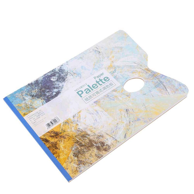 Disposable Palette Paper for Oil Painting 25 Sheets Tear Off Pad - Image 4