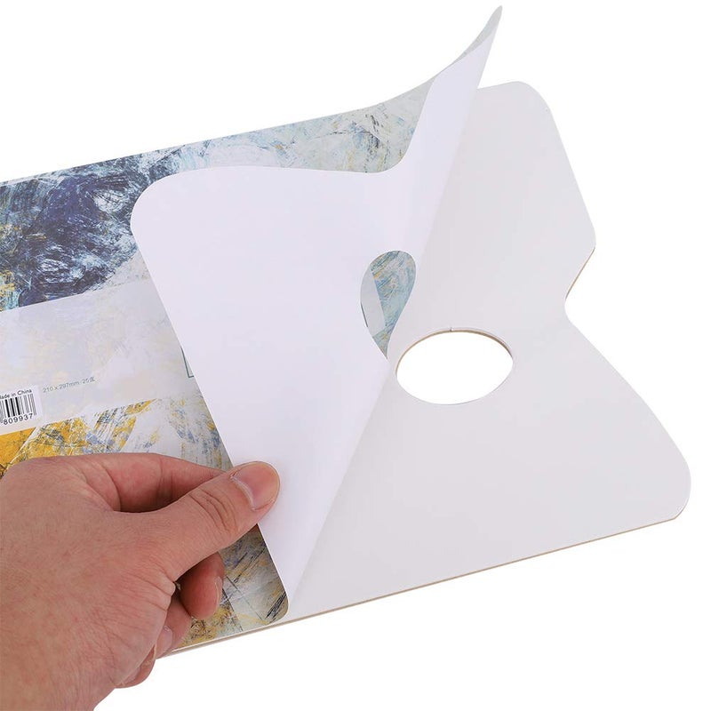Disposable Palette Paper for Oil Painting 25 Sheets Tear Off Pad - Image 5