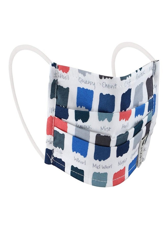 MAPLE MP-111 Kid Mask Reusable And Washable 3 Layer Printed Cotton Face Mask For Kids Boys girls Unisex Anti Pollution Assorted Free Size (8, Kids Age 3-6 Years) - Image 3