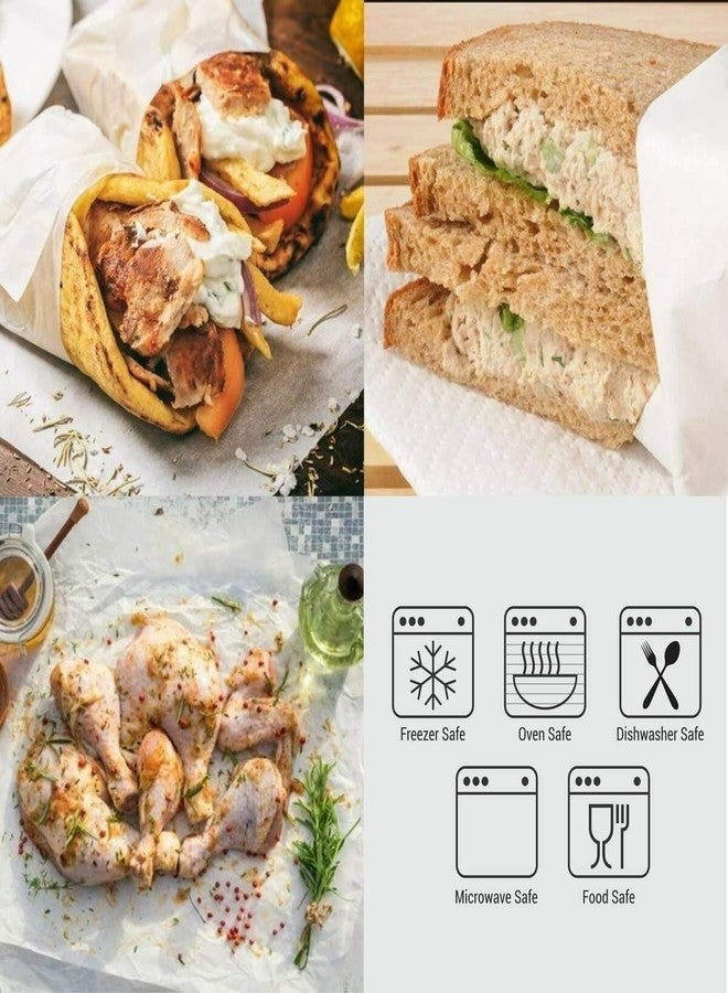DELTA Food Wrapping Paper Roll Food Grade Butter Paper Roll Roti Wrapping Roll Parchment Paper Roll Hygienic Roti Paratha Wrap Roll Pack of 1 KG - Image 3