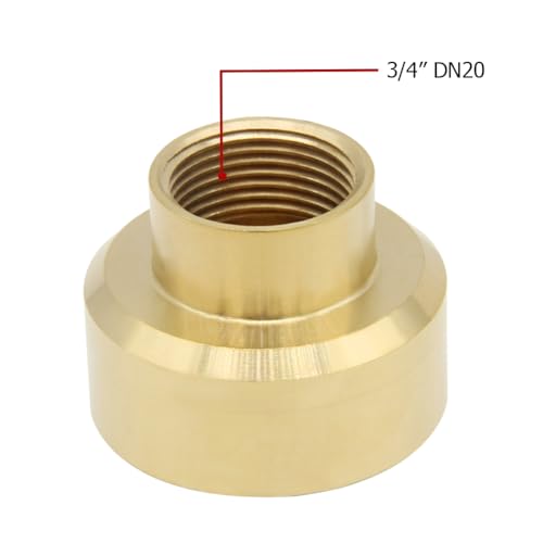 Hooshing Brass Fountain Nozzle Water Spray 3/4" DN20 Pond Column Sprinkle Head for Garden Pond Amusement Park - Image 3