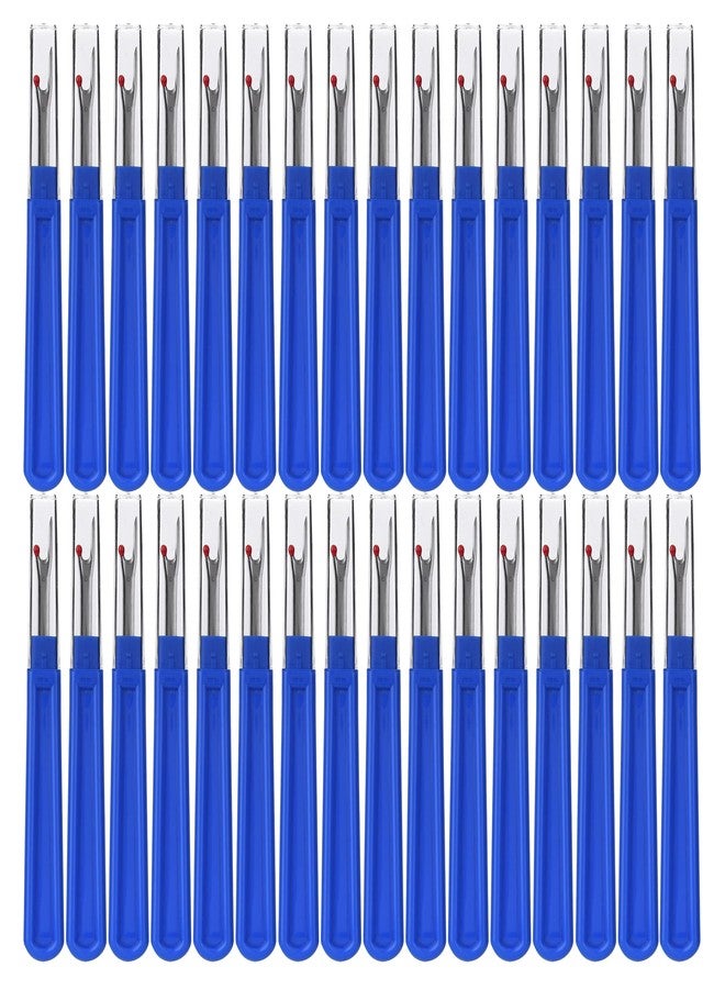 ESHATO 50 Pieces Sewing Seam Rippers,Stitch Thread Unpicker and Cutter for Crafting (Blue) - Image 1