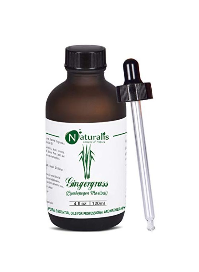 Naturalis زيت الزنجبيل العطري من إيسنس أوف ناتشر 100% نقي وطبيعي وغير مخفف للاستخدام العلاجي للبشرة والشعر وطارد الحشرات والعلاج بالروائح - 120 مل - Image 1