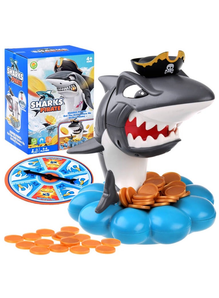 Toy Box Shark Pirate Game Learning And Educational Toy For Kids 2-4 Players - Image 1