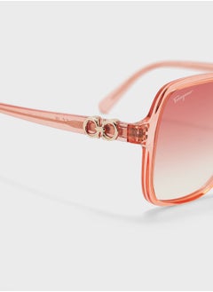 FERRAGAMO Rectangle Oversized Sunglasses  - Image 3