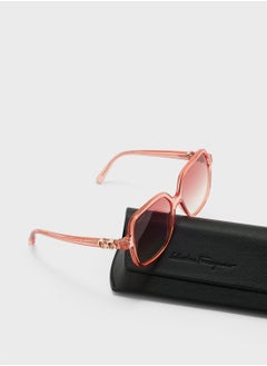 FERRAGAMO Rectangle Oversized Sunglasses  - Image 4