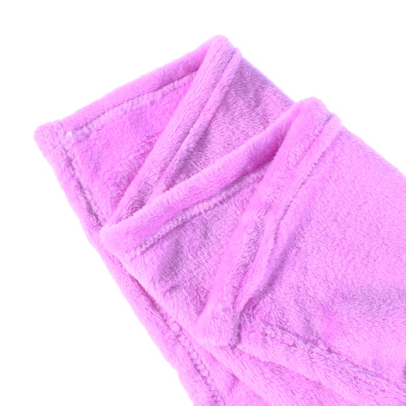 2pcs Gorgeous Flannel Fleece Pet Blanket Cozy Towel Color Pet Blanket(Light ) - Image 5