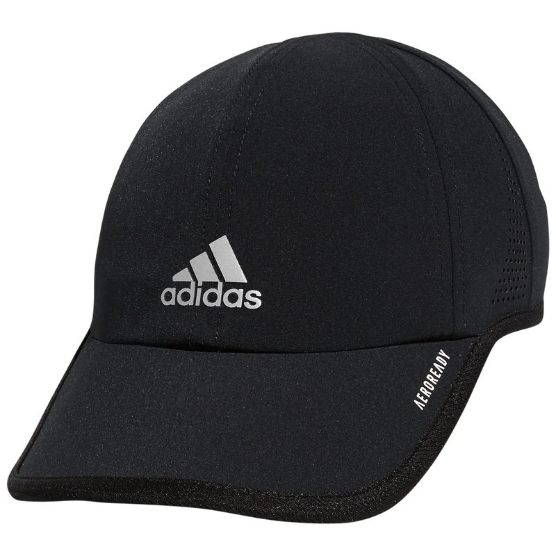 adidas Superlite 2 Relaxed Adjustable Performance Cap Black/White 1 One Size - Image 1