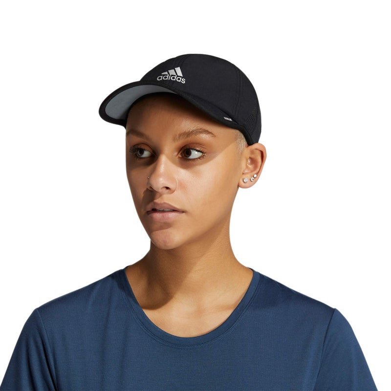 adidas Superlite 2 Relaxed Adjustable Performance Cap Black/White 1 One Size - Image 5
