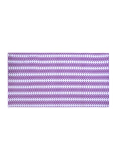Status Contract Microfiber Towels for Bath-Soft Coral Fleece Towel with Hook Quick Dry Super Absorbent-Stripes Bath Towel for Men and Women- (Purple), 70 X 140 Cm  - Image 2