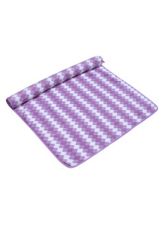 Status Contract Microfiber Towels for Bath-Soft Coral Fleece Towel with Hook Quick Dry Super Absorbent-Stripes Bath Towel for Men and Women- (Purple), 70 X 140 Cm  - Image 4