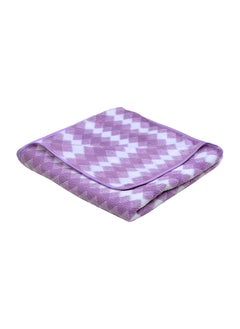 Status Contract Microfiber Towels for Bath-Soft Coral Fleece Towel with Hook Quick Dry Super Absorbent-Stripes Bath Towel for Men and Women- (Purple), 70 X 140 Cm  - Image 5