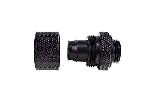 Alphacool Eiszapfen G1/4" to 10mm ID, 13mm OD Compression Fitting for Soft Tubing, Deep Black, 6-pack - Image 4