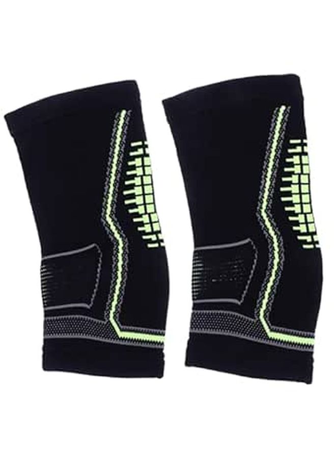 Green Ankle Brace Compression Sleeve For Sports With Anti Sprain Support Nylon Ankle Pads For Basketball Size S Fits US 5 7 1 Pair For Mens Foot Protection - Image 1