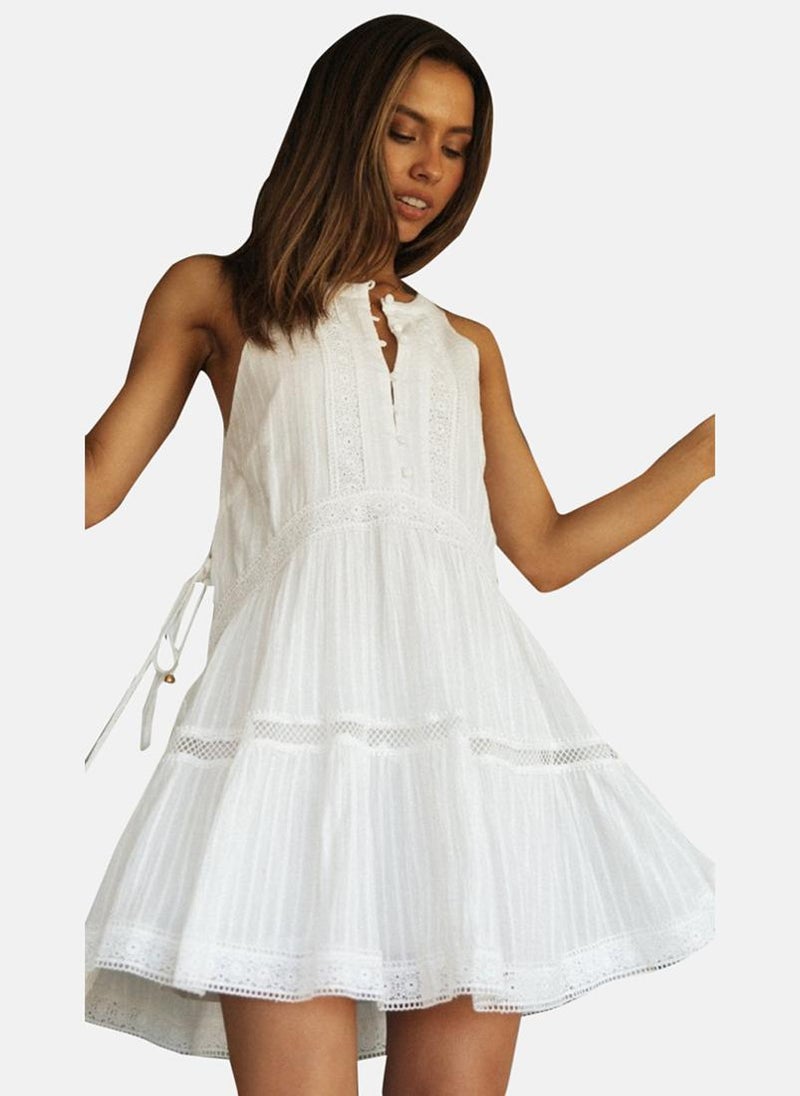 YUNIQEE White Babydoll Dress  - Image 5