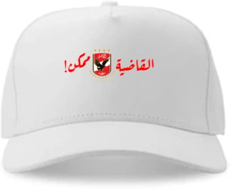 logo Al-Ahly cap hat judge's can be white