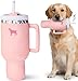 PUPROAR Pup Cup Tumbler Dog Toy Cute Girl Dog Toys and Birthday Gift Soft Plush Squeaky Toy for Puppies Pink Peach Dust - Image 3