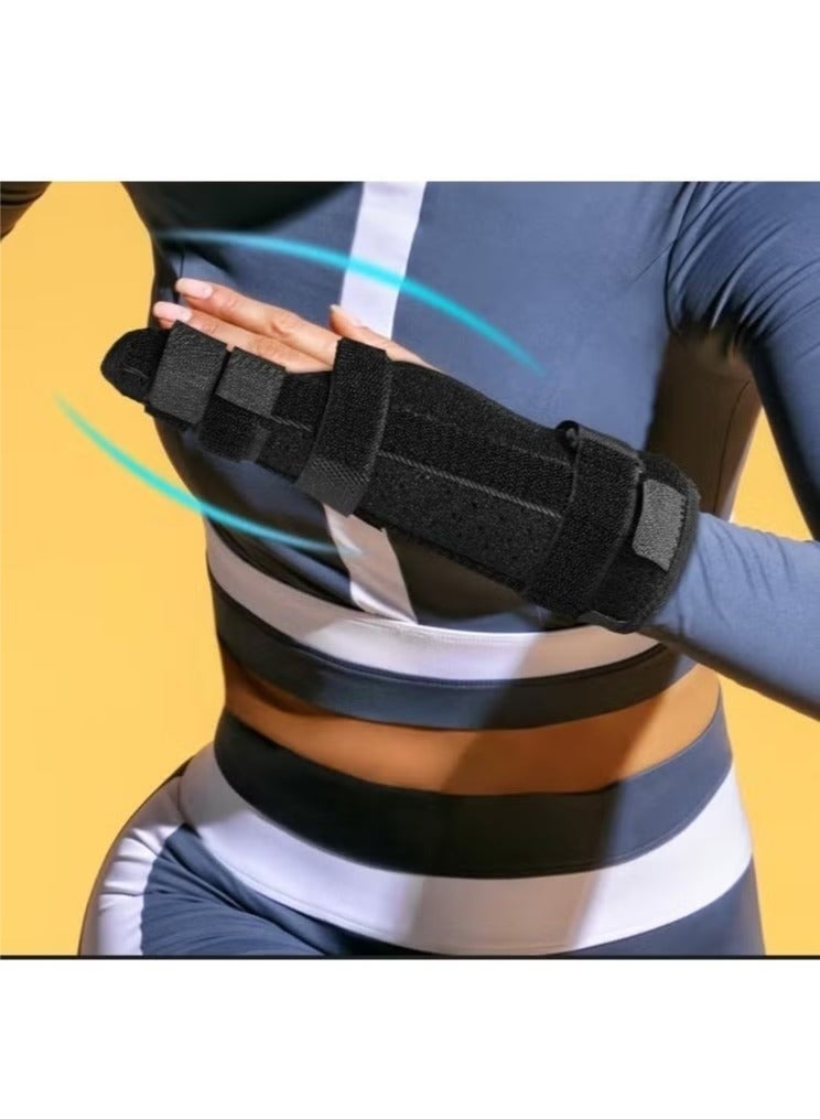 Boxer Finger Splint and pinky Splint Support for Trigger Finger boxer's Fracture Finger Fracture Tendonitis Metacarpal Fracture Sprains Fits Both Left and Right HandM Size - Image 3