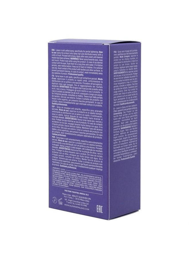 Semi Di Lino Blonde Spray Against Yellow Undertones for Blondes and Highlighted Hair 125 Ml