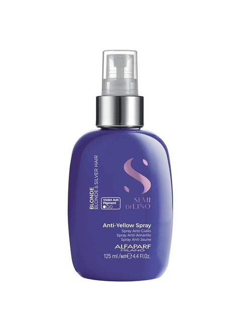Semi Di Lino Blonde Spray Against Yellow Undertones for Blondes and Highlighted Hair 125 Ml