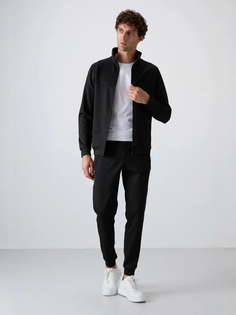 TOMMYLIFE TOMMY Men's Fleece Sweatshirt And Pants Set - Image 2