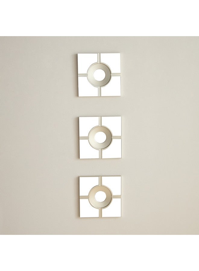 Home Box Brecklyn 3-Piece Mirror Set 25 x 1.5 x 25 cm  - Image 2