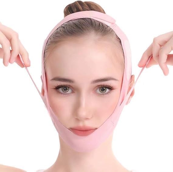 Theodore Silicone V Face Mask for Face Lift | Facial Slimming Bandage for Chin & Cheek | Double Chin Reducer for Women & Men | Skin Tightening Belt for Slim Lift, - Image 5