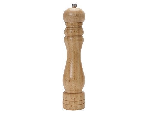 Sevia Wooden Salt and Pepper Grinder with Ceramic Crusher and Adjustable Coarseness Setting Bamboo - Image 1