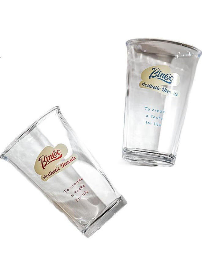 Bincoo Glass Coffee Cup, Iced Americano Cup, Dirty Ice Latte Cup, Cold Drink Summer Transparent Mug - Image 3