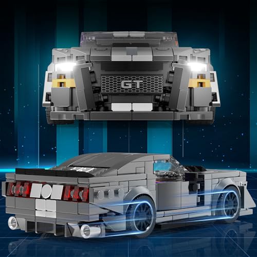HIGH GODO Super Sports Car Building Set,Racing Car Building Kits for Kids and Adults,Collectible Model Cars Construction Blocks Toys Gifts for Boys 6-8 10+ (476 Pieces) - Image 4