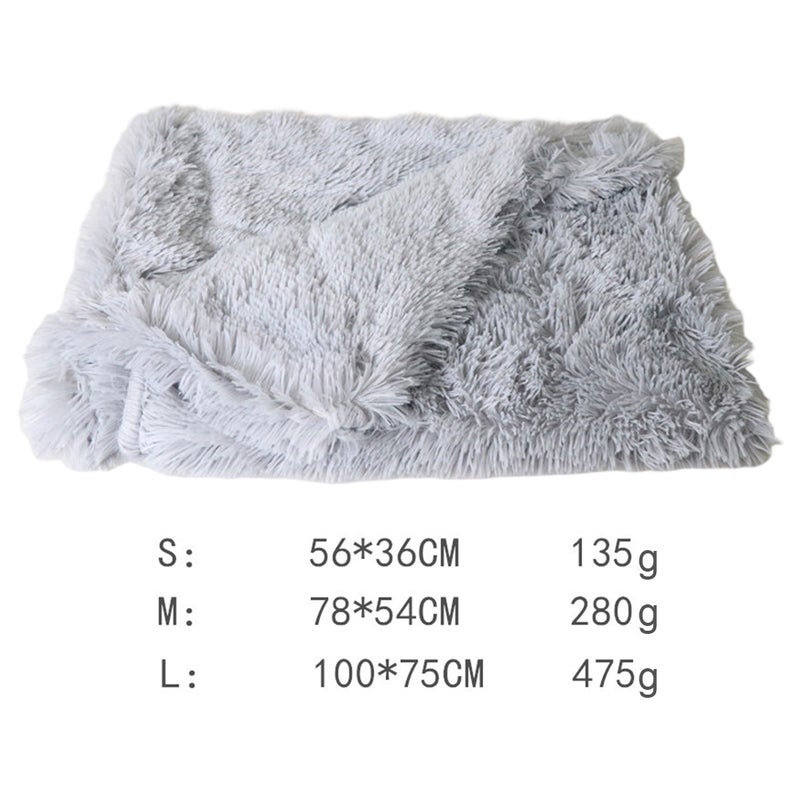 2pcs Plush Pet Mat Double Layer Pet Blanket Endurable Pet Cushion For Pet Cat Dog (S) - Image 3