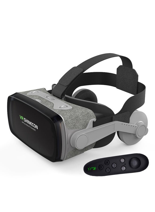 نظارات الواقع الافتراضي ألف ماجيك الجيل التاسع VR SHINECONG07E خوذة الواقع الافتراضي ثلاثية الأبعاد من القماش - اللون: G07E + Y1 مقبض أسود - Image 1