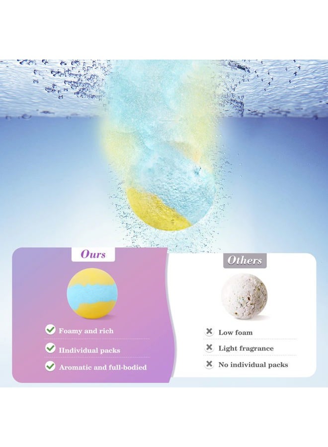 CalmNFiz 20PCS Bath Bombs for Women Presents Set Natural Wonderful Fizz Effect Bath Bomb with Shea Butter & Essential Oils, Bubble Bath Amazing Presents for Her/Him, Wife, Girlfriend, Mother - Image 4