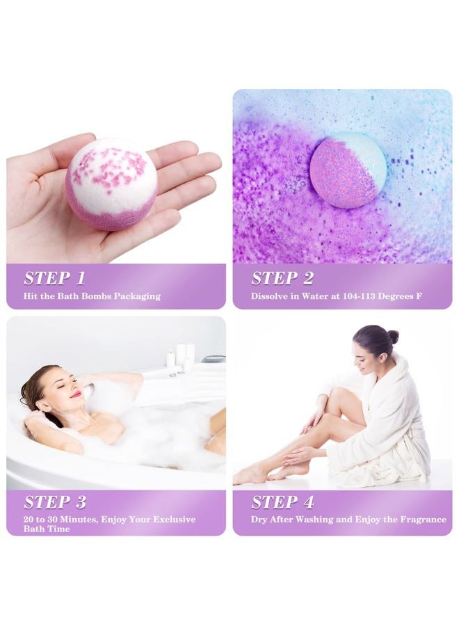 CalmNFiz 20PCS Bath Bombs for Women Presents Set Natural Wonderful Fizz Effect Bath Bomb with Shea Butter & Essential Oils, Bubble Bath Amazing Presents for Her/Him, Wife, Girlfriend, Mother - Image 5