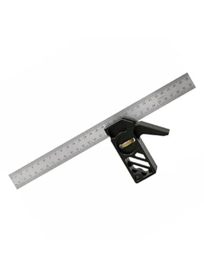 Carpentry Square Ruler 45 90 Angle Limiter Woodworking Combo Measuring Tool 30cm - Image 1