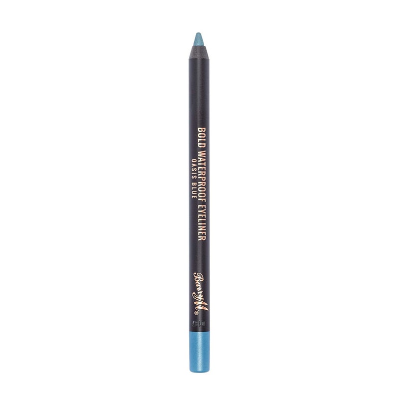 Barry M  Luxurious Super Long Lasting Bold Waterproof Metallic Eyeliner  Oasis Blue  Over 8 Hours Wear No Smudges Feathering or Running Vegan