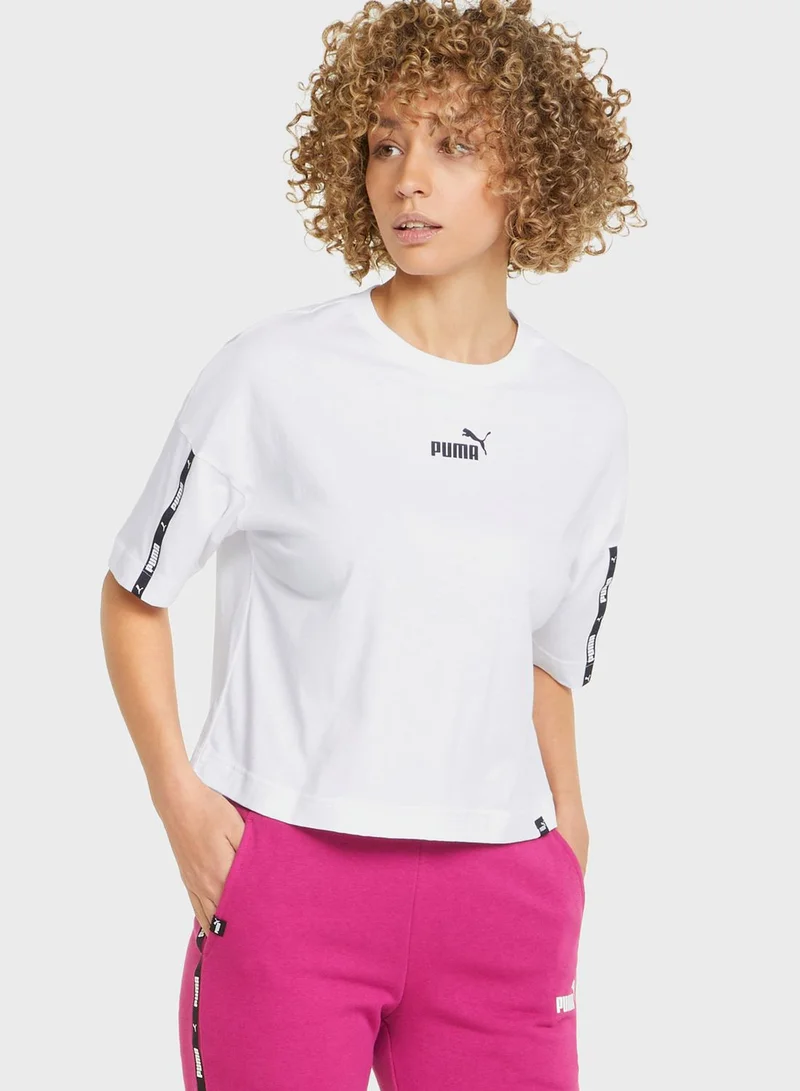 PUMA Power Tape Cropped T-Shirt