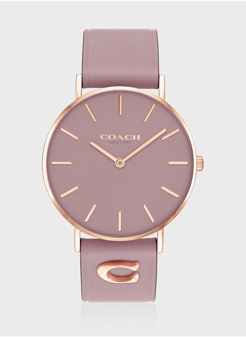 COACH Perry Mesh Strap Analog Watch