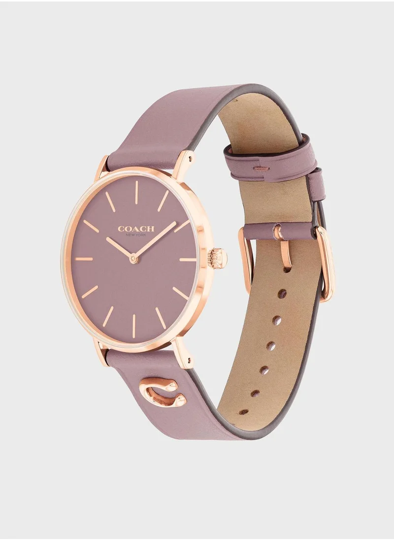 COACH Perry Mesh Strap Analog Watch