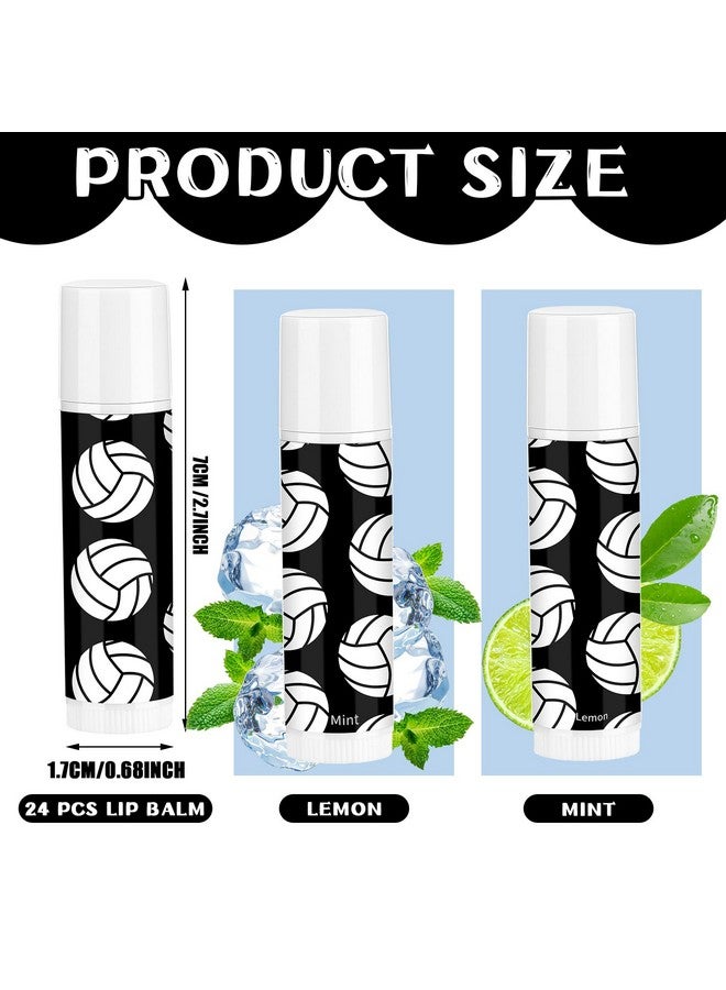 Suttmin 24 Pcs Volleyball Lip Balm Volleyball Team Gifts Volleyball Party Favors Volleyball Lip Balm Gift For Volleyball Team Volleyball Party Guest Supplies - Image 3