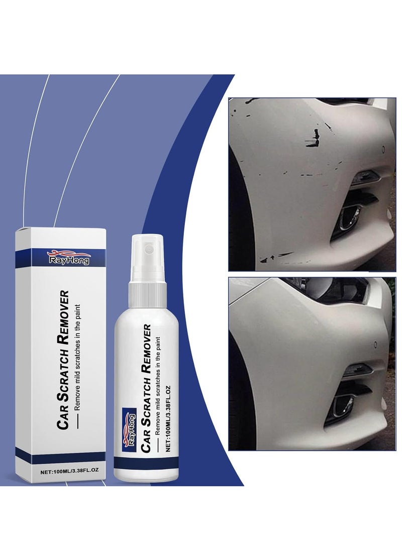 KASTWAVE Car Scratch Remover, Scratch Repair Wax For Cars, Deep Scratch Repair Spray Kit, 3-in-1 Nano Sparkle Cloth, Self-Cleaning Portable Car Spray, Car Remover for Tool Scratch Asphalt Stubborn Dirt - Image 2