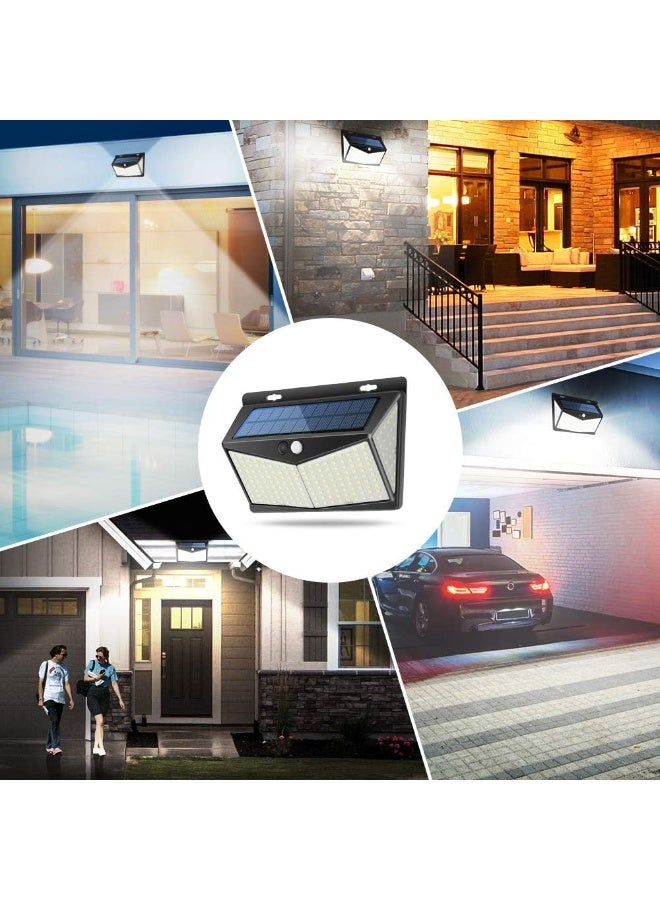 Riserva Solar Powered Outside Lights Motion Sensor  3 Modes and 270°Wide Angle IP65 Waterproof for Fence Flood Door Garage Yard 2 Piece/Lot - Image 5