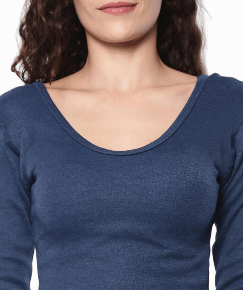 Dollar Women's Regular Thermal Top (MWLF-01-LDS-PO1-RN- Blue XXL) - Image 3