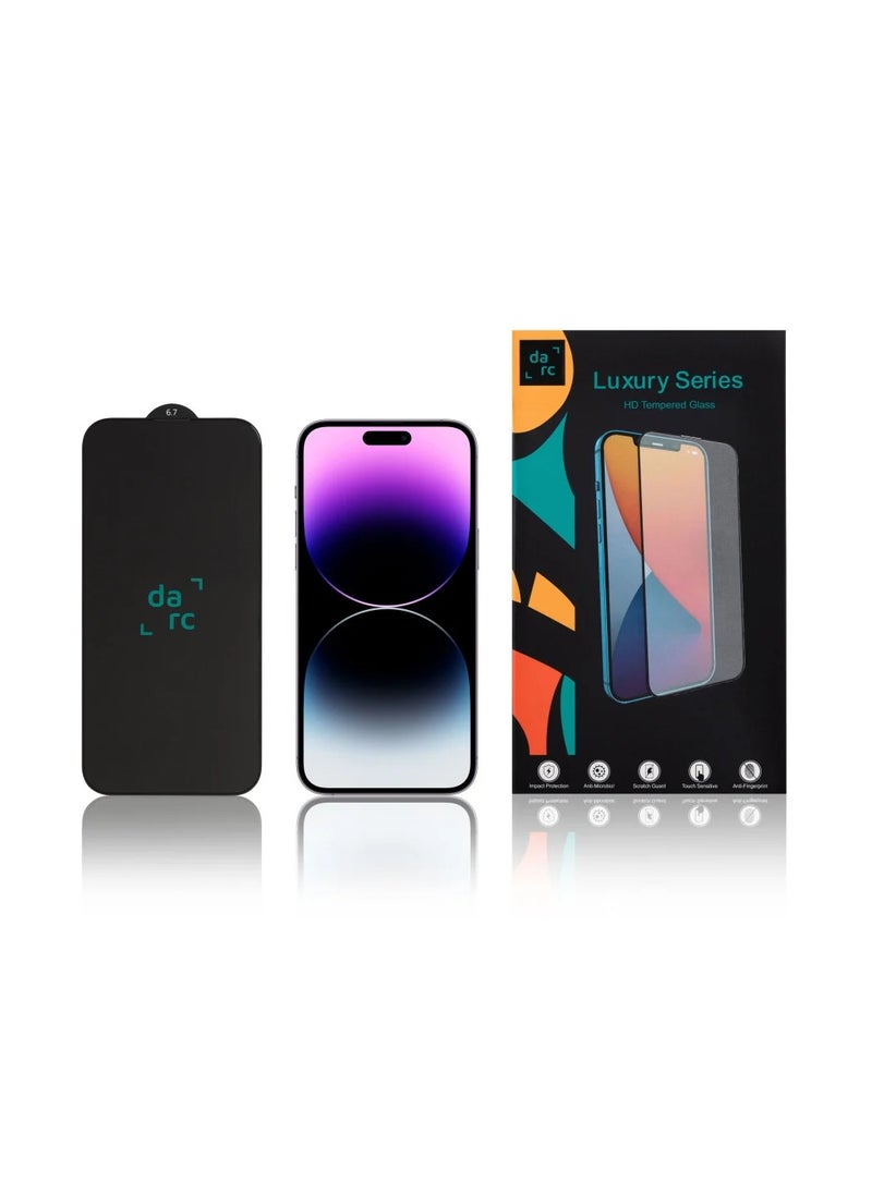 darc iPhone 16 Pro Clear Anti-Fingerprint Screen Protector 