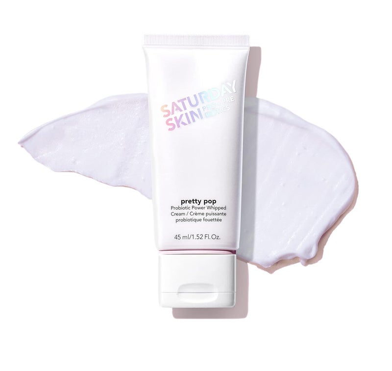 Saturday Skin Pretty Pop Prebiotics & Probiotics whipped Moisturizing Cream Nourishing Allure Best of Beauty K-Beauty Winner 2020 (1.52 Fl Oz) - Image 1