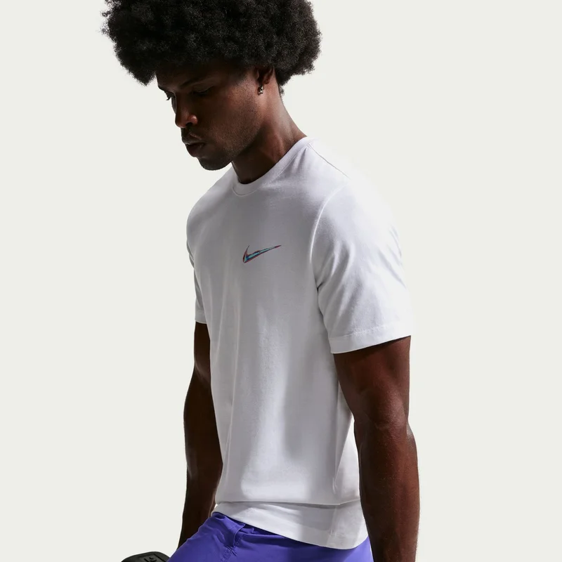 Nike White Men's Logo T-Shirt for Men | Best Price UAE