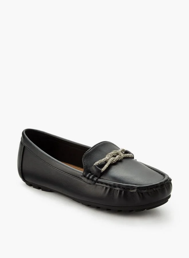لو كونفورت Loafer With Mettalic Trim