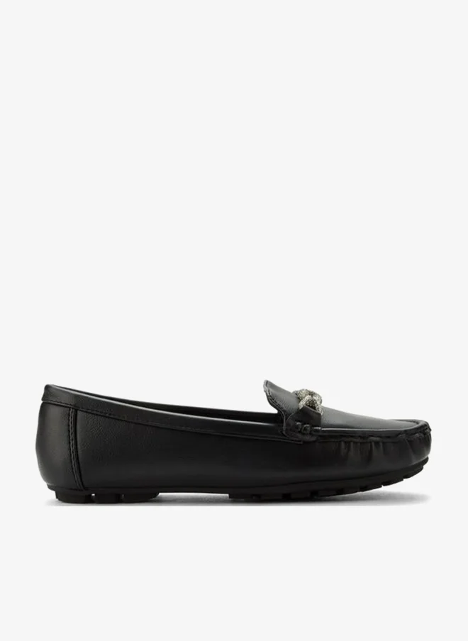 Loafer With Mettalic Trim
